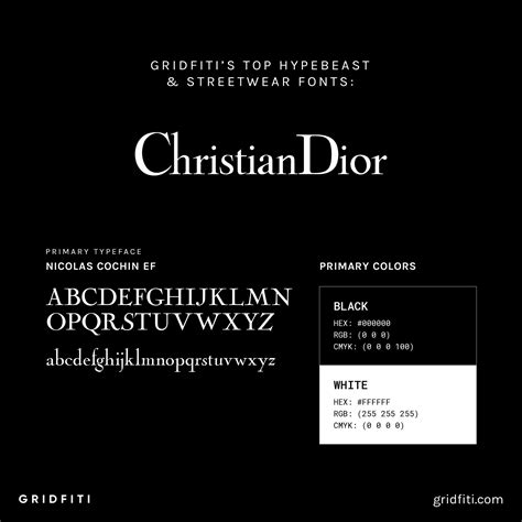 christian dior font